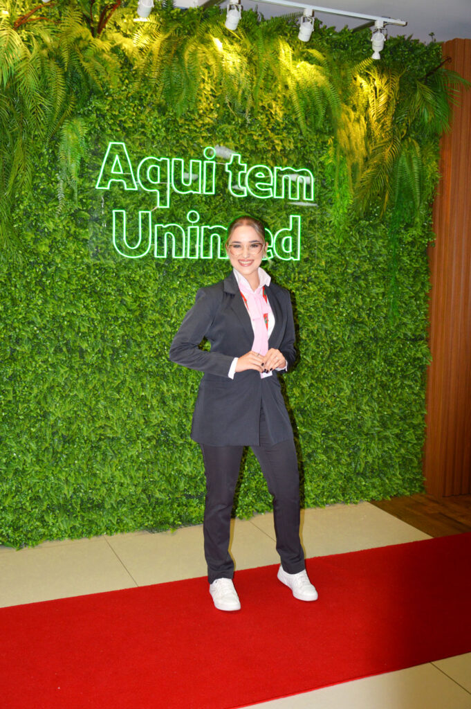 Uniforme da recepção da Saúde da Mulher
